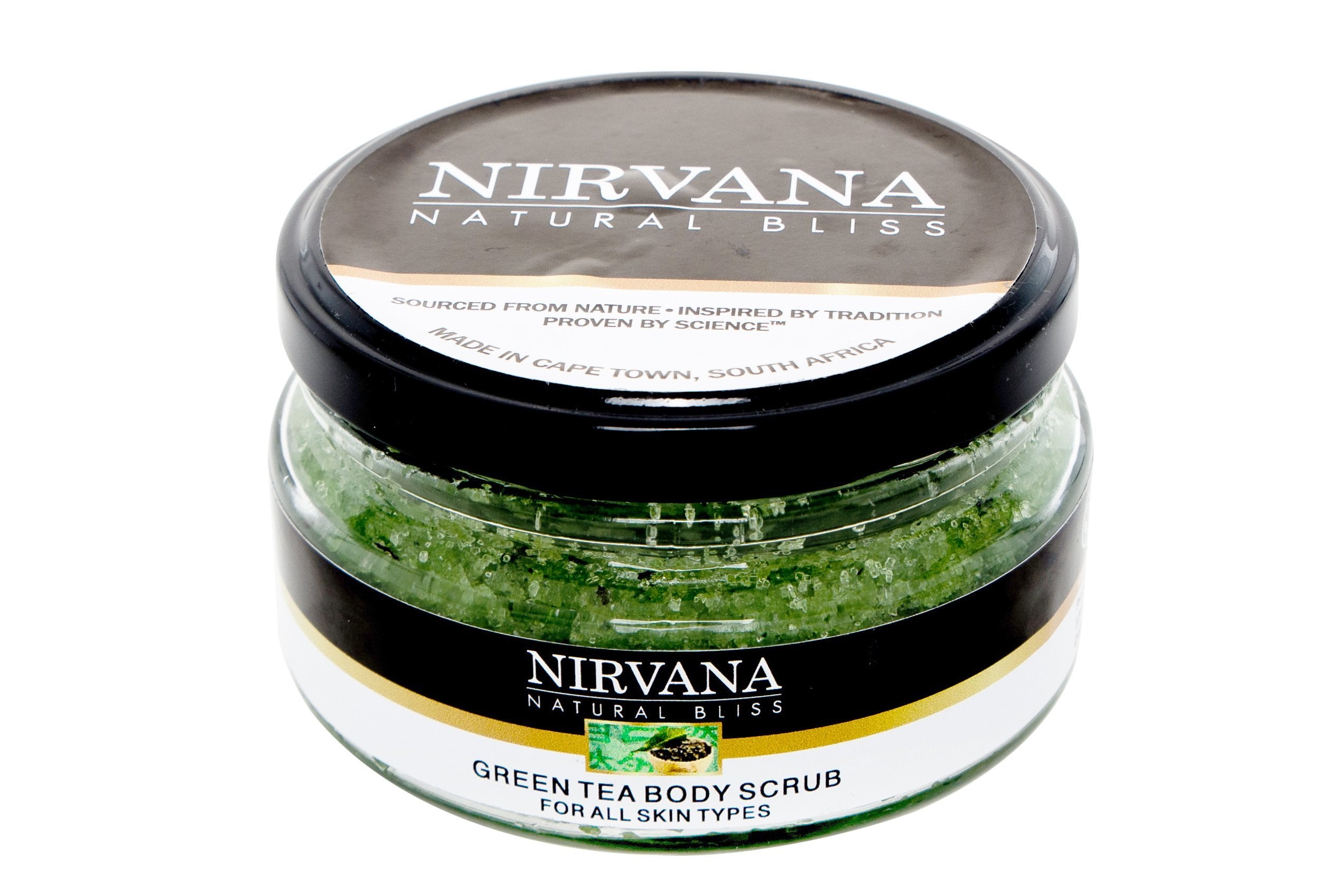 Green Tea Body Scrub - Nirvana Natural Bliss Luxury Vegan Skincare & Health Co.