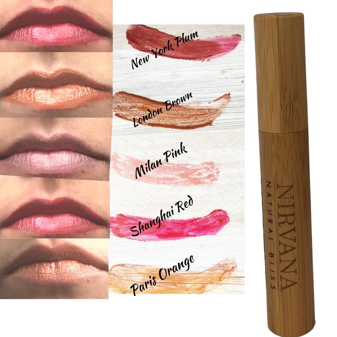 Nirvana Natural Bliss Plumping Lacquer Lip Gloss - Nirvana Natural Bliss Luxury Vegan Skincare & Health Co.
