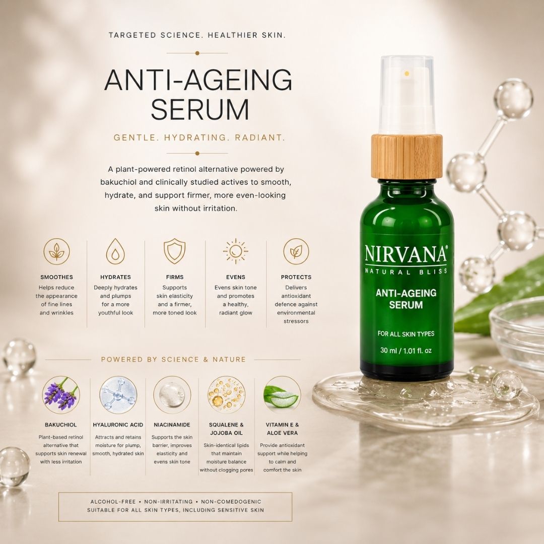 Advanced Anti-Ageing Skincare – Wrinkle Repair & Hydration | Nirvana Natural Bliss