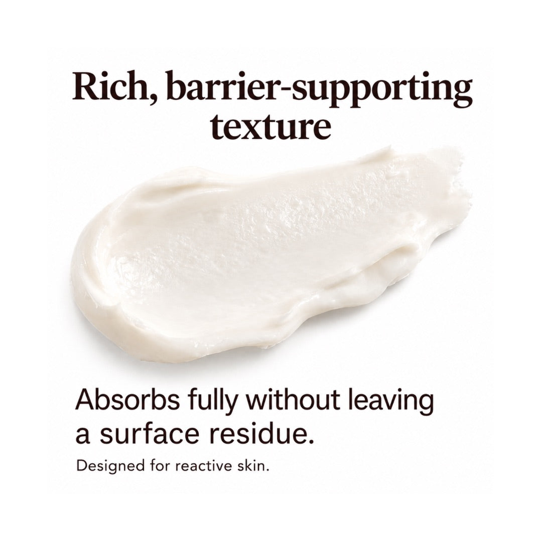 A brown glass  jar of Nirvana Natural Bliss Eczema Cream, 100g, on a plain white background.