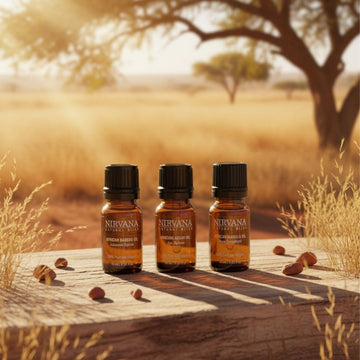 Nirvana Natural Bliss BAM Trio – Pure Baobab, Argan & Marula Oils (3-Piece African Botanical Skin & Hair Care Set)