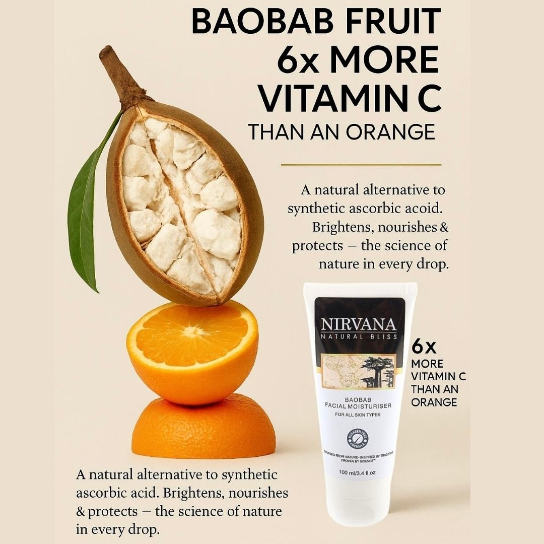 Baobab Facial Moisturiser - Nirvana Natural Bliss Luxury Skincare