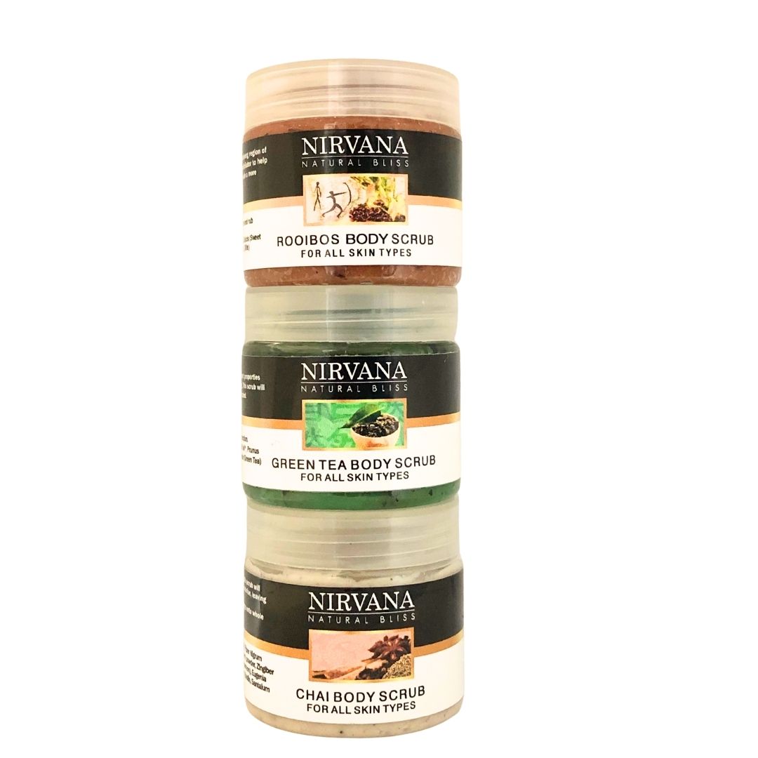 Exotic Trio of Tea Scrubs