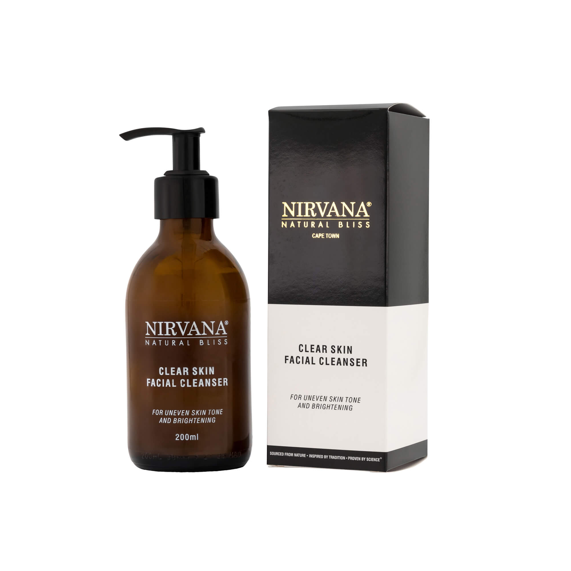 Brightening Facial Cleanser – Turmeric & Sandalwood for Even Skin Tone | Nirvana Natural Bliss