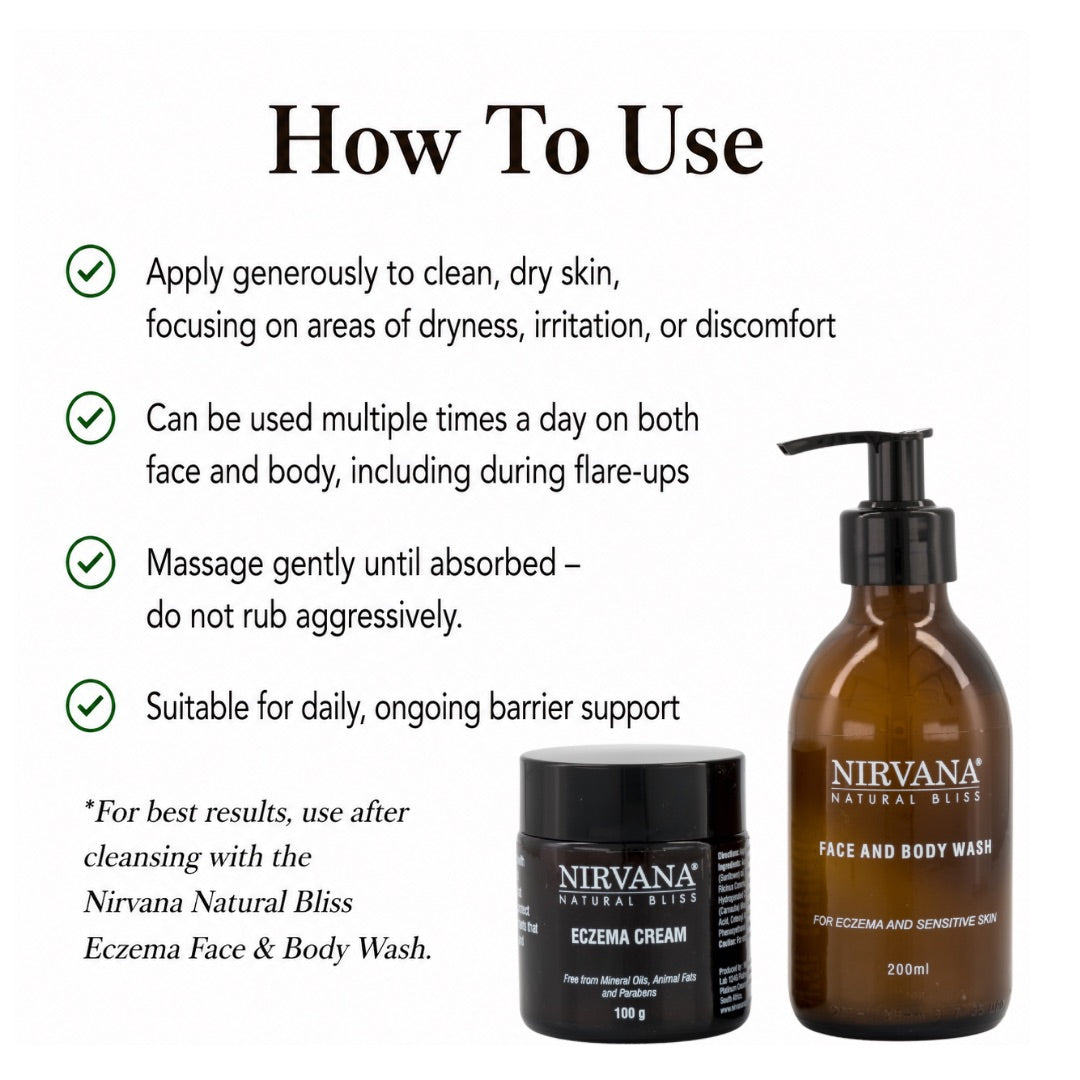 Eczema Cream – Nirvana Natural Bliss Luxury Skincare Cape Town