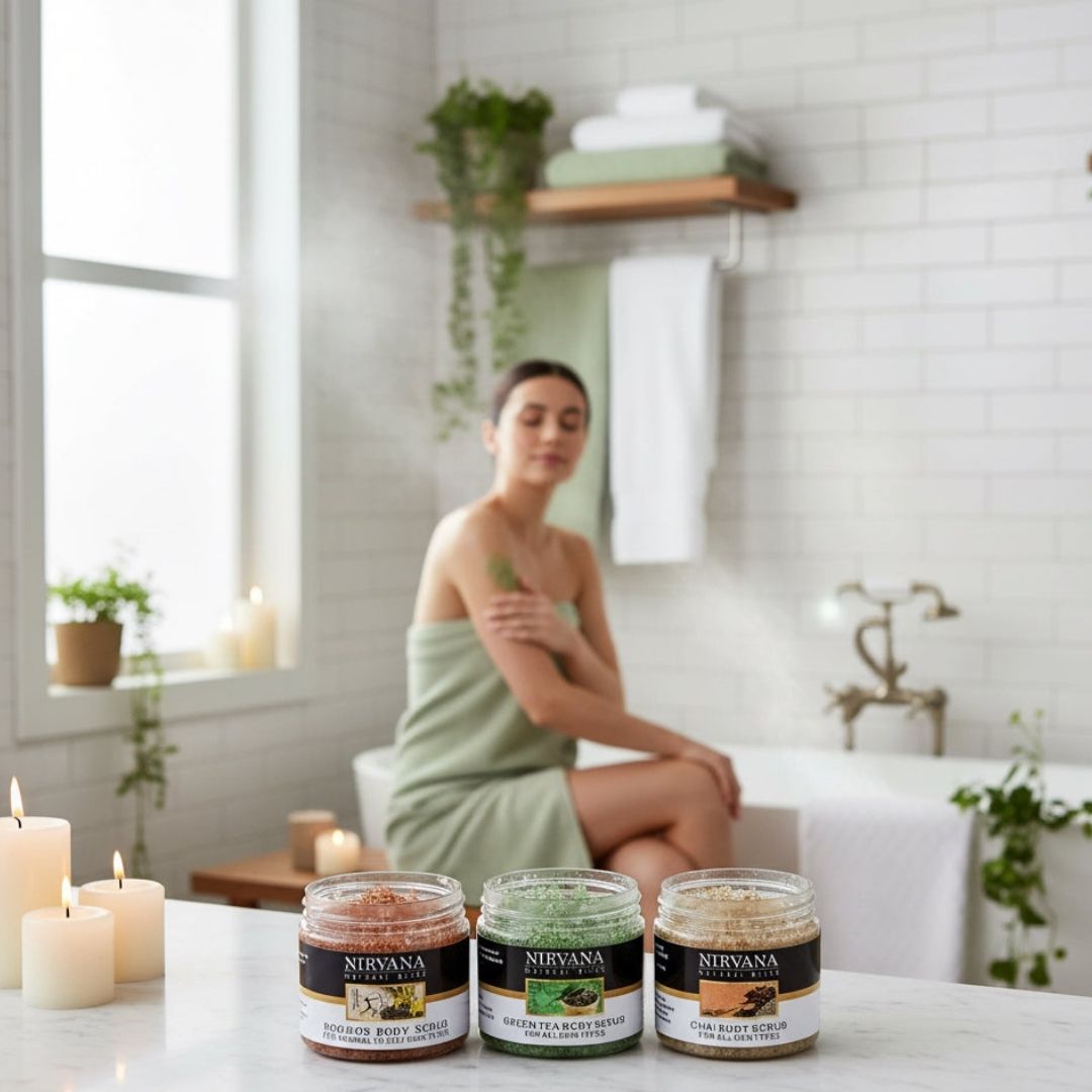 Exotic Trio of Tea Scrubs