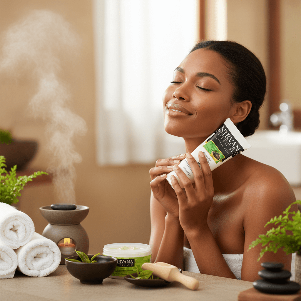 Green Tea Home Spa Pamper Set - Nirvana Natural Bliss Luxury Skincare