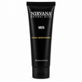 A black 100ml tube with Nirvana Natural Bliss Facial Moisturiser 