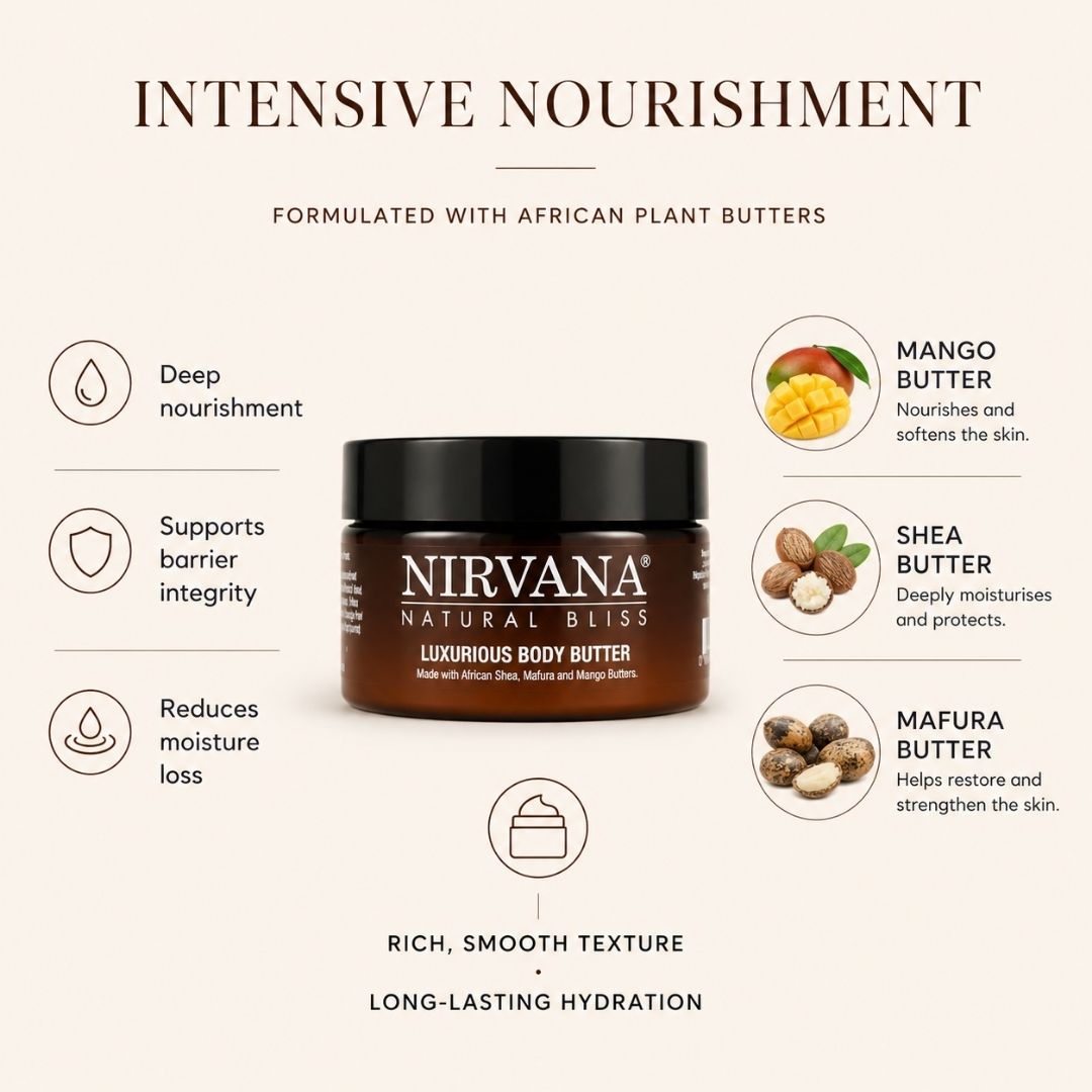 Luxurious Body Butter - Nirvana Natural Bliss Luxury Vegan Skincare & Health Co.