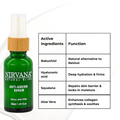 Anti - Ageing Serum with Bakuchiol, Hyaluronic Acid & Squalene – Retinol Alternative for Fine Lines, Wrinkles & Uneven Skin Tone – Firming & Hydrating | Nirvana Natural Bliss - Nirvana Natural Bliss Luxury Skincare