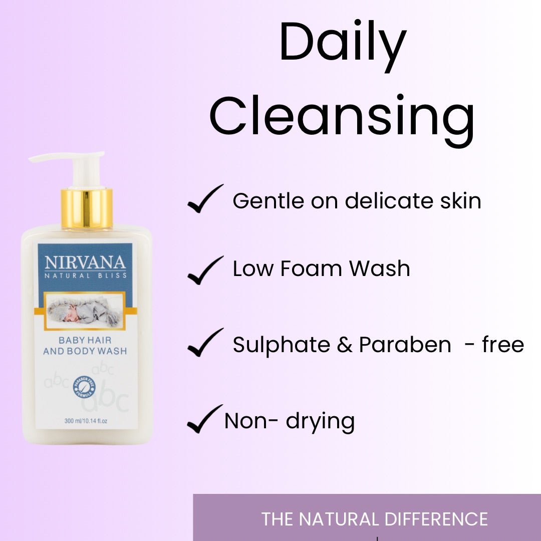 Baby Hair & Body Wash - Nirvana Natural Bliss Luxury Skincare