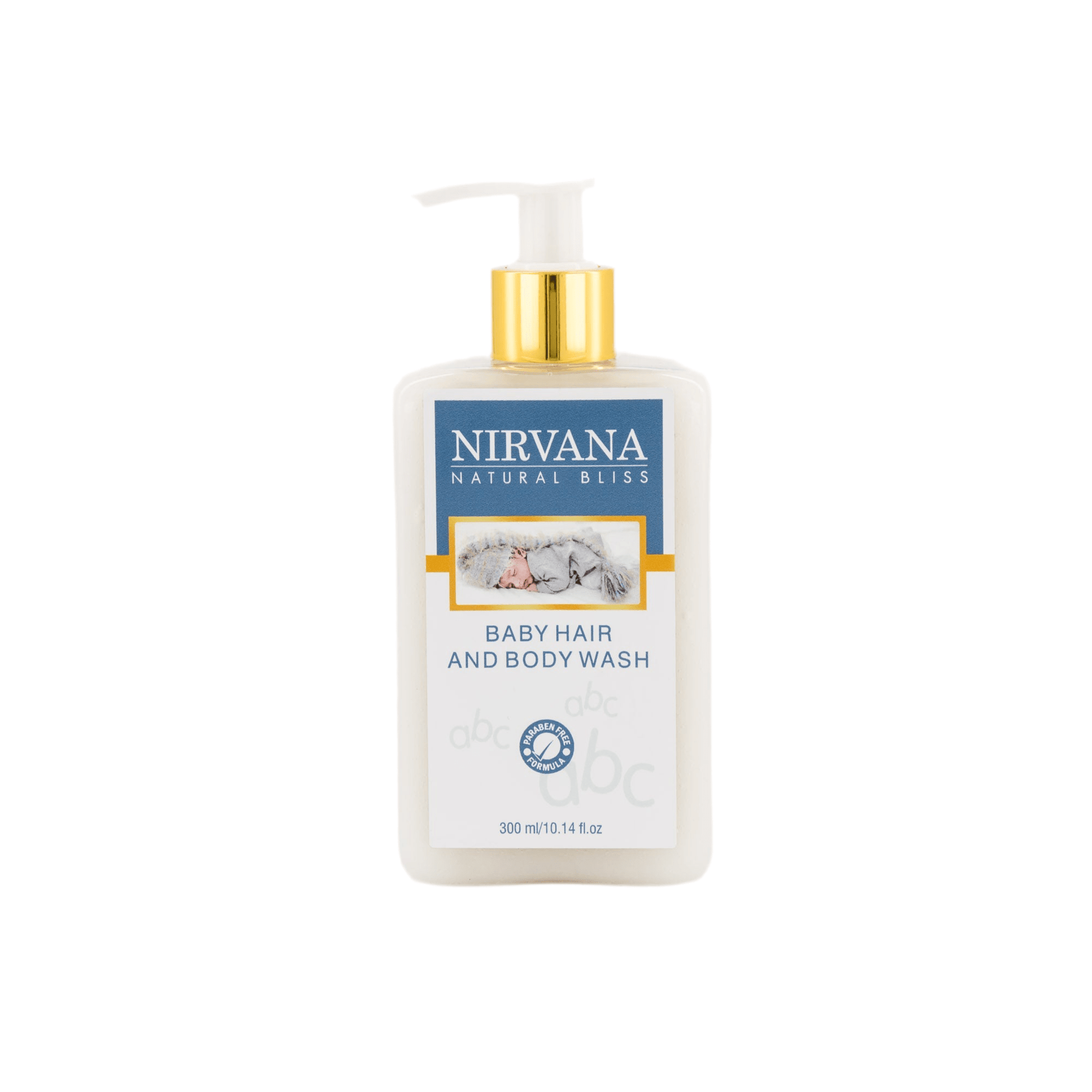 Baby Hair & Body Wash – Gentle, Moisturising & Tear - Free | Nirvana Natural Bliss - Nirvana Natural Bliss Luxury Skincare