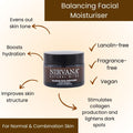 Balancing Facial Moisturiser - Nirvana Natural Bliss Luxury Skincare