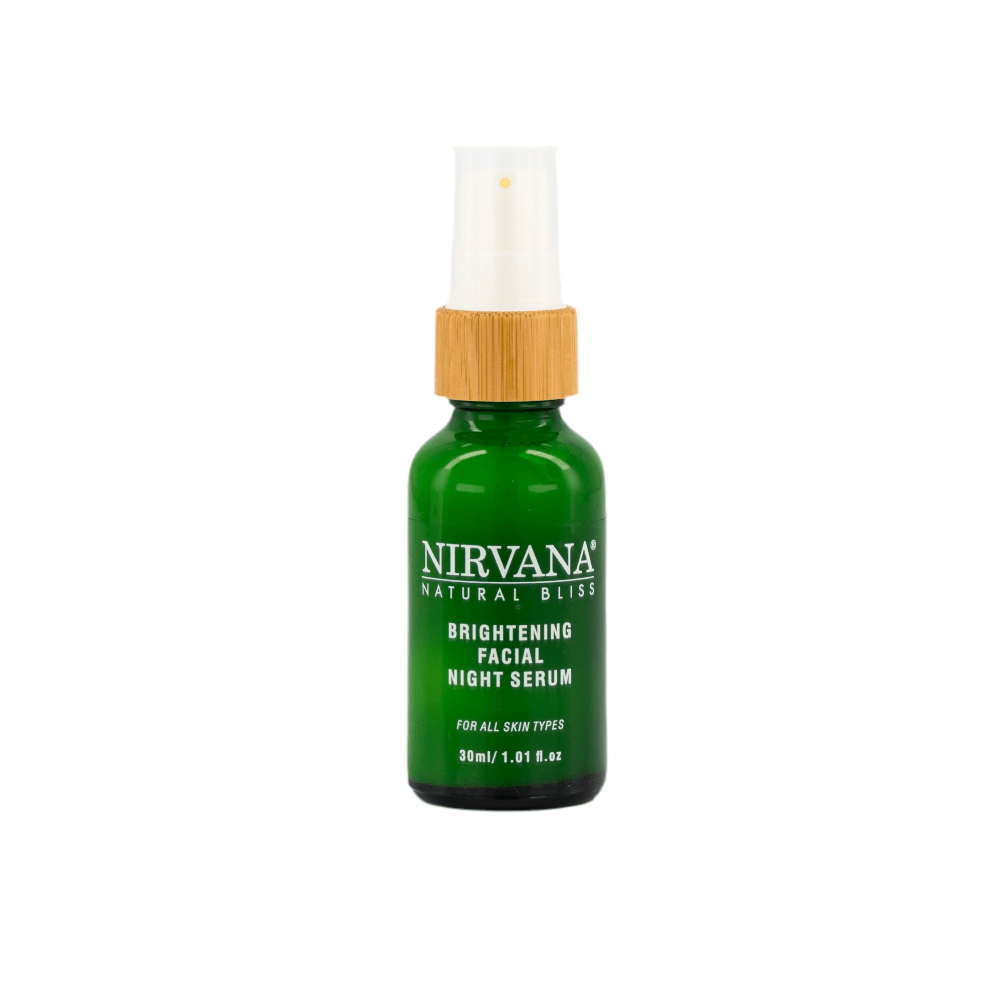 Brightening Facial Night Serum - Nirvana Natural Bliss Luxury Skincare