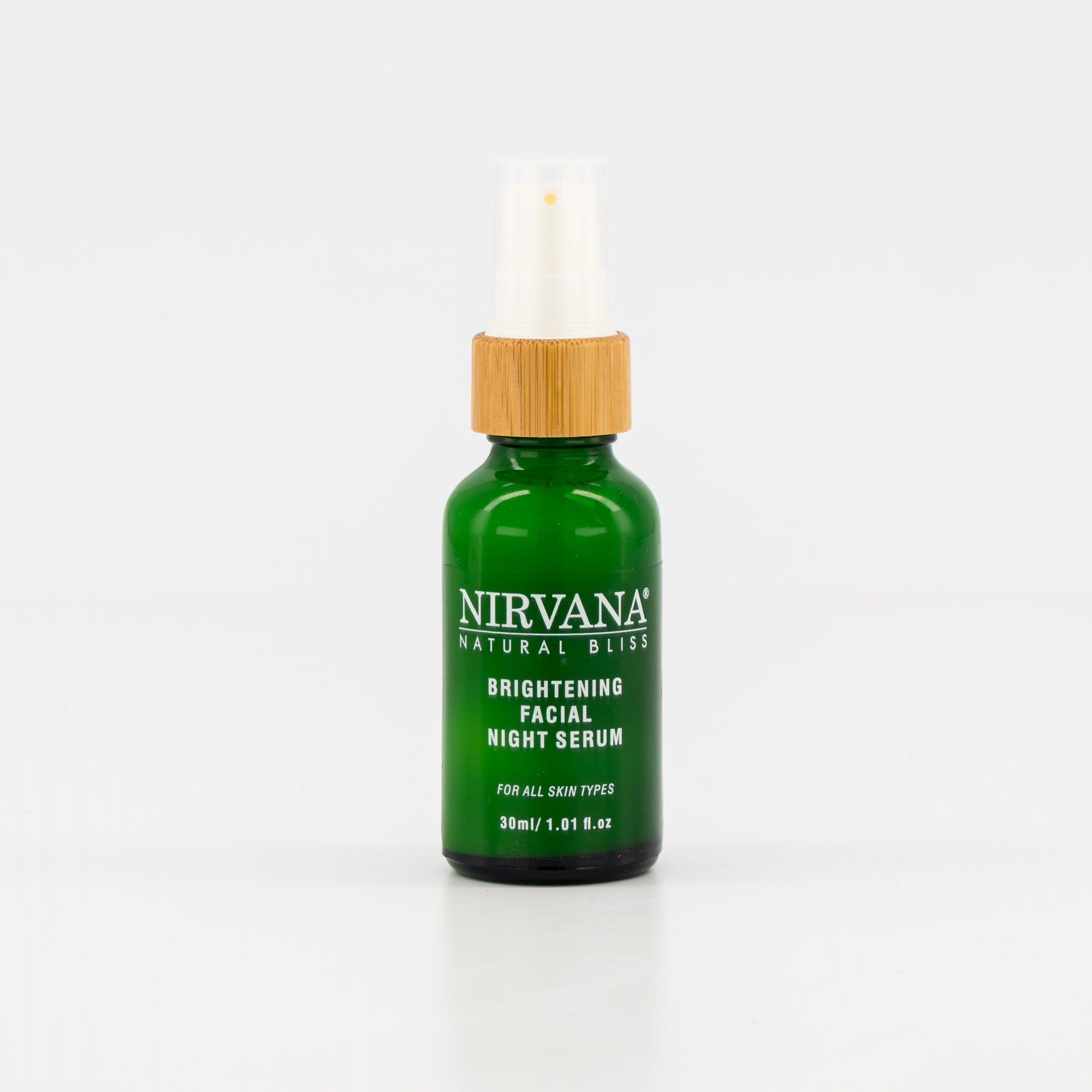 Brightening Facial Night Serum - Nirvana Natural Bliss Luxury Skincare