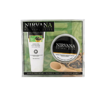 Green Tea Home Spa Pamper Set - Nirvana Natural Bliss Luxury Skincare