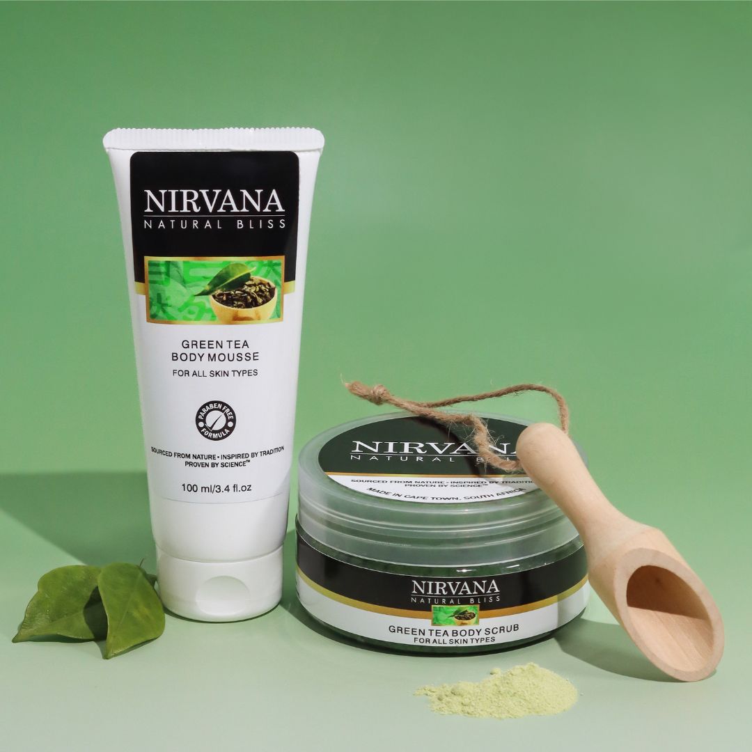 Green Tea Home Spa Pamper Set - Nirvana Natural Bliss Luxury Skincare