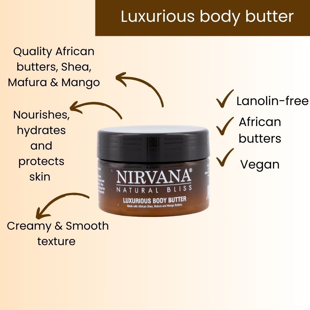 Luxurious Body Butter - Nirvana Natural Bliss Luxury Vegan Skincare & Health Co.
