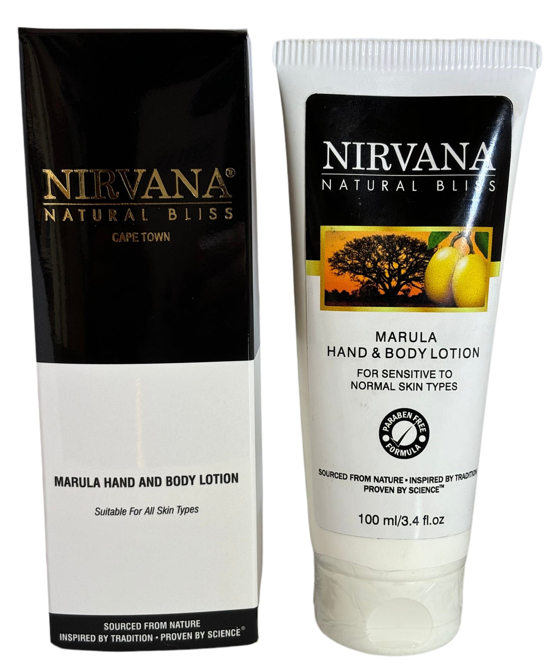 Marula Hand and Body lotion - Nirvana Natural Bliss Luxury Vegan Skincare & Health Co.