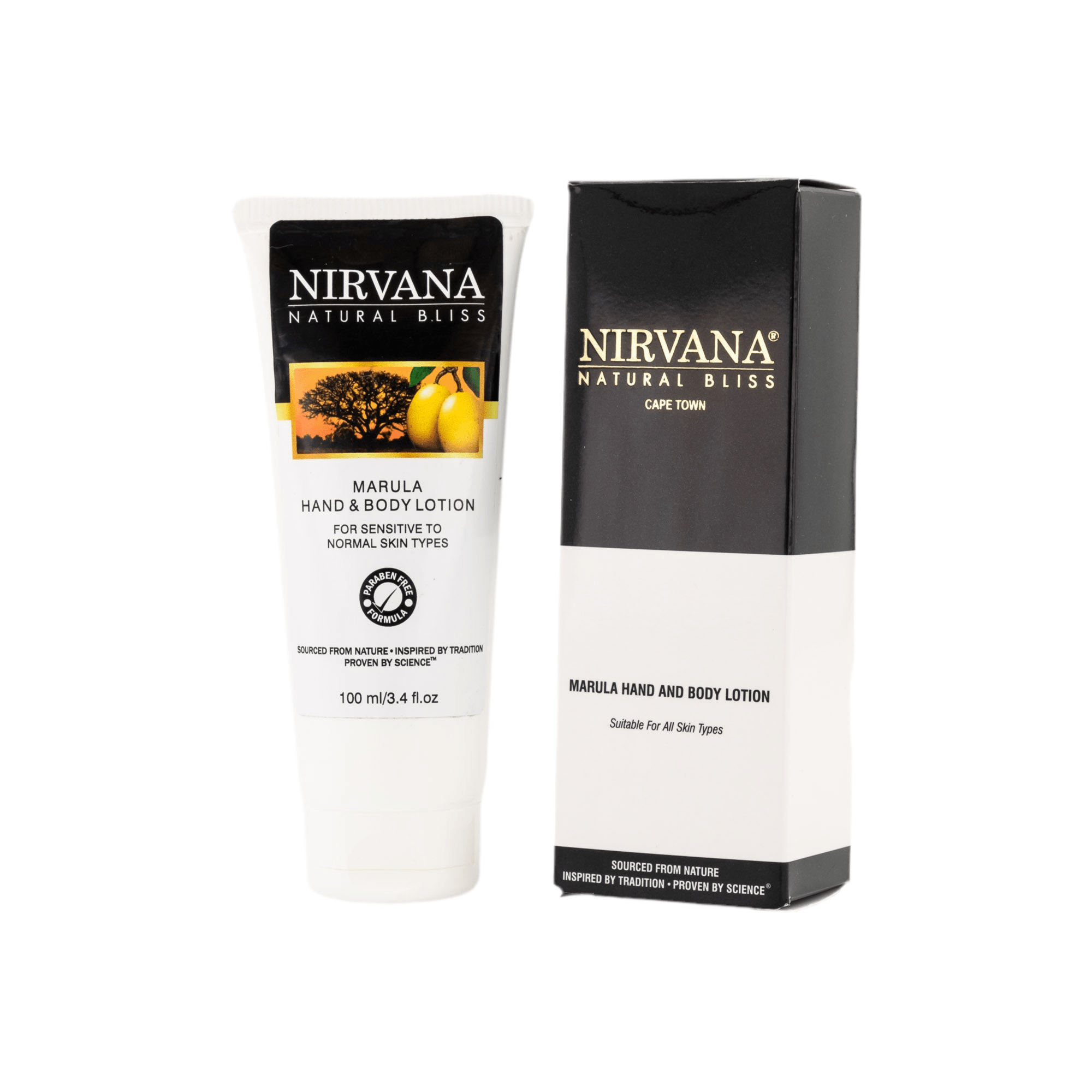 Marula Hand and Body lotion - Nirvana Natural Bliss Luxury Skincare