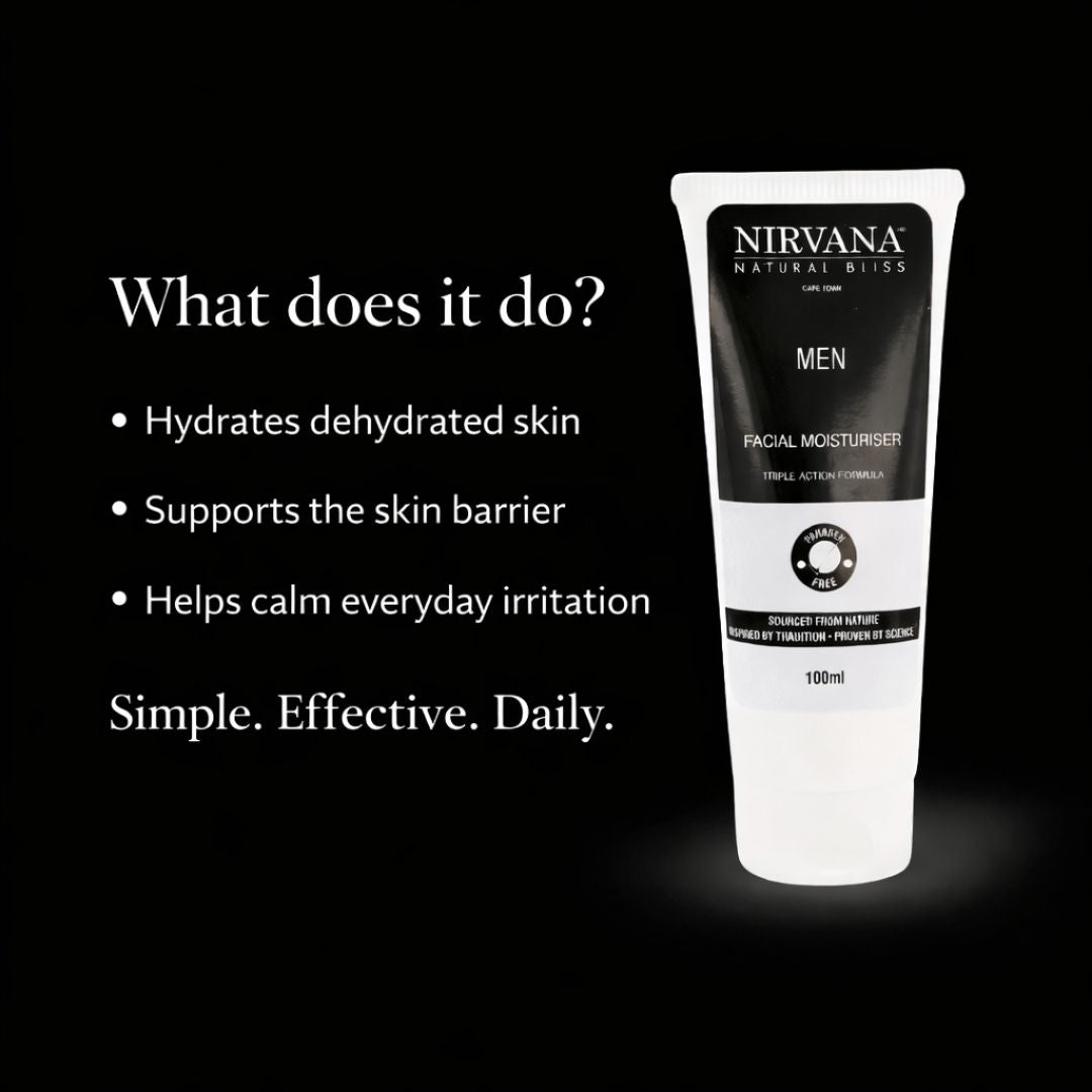 Men's Facial Moisturiser (Face Cream) – Nirvana Natural Bliss