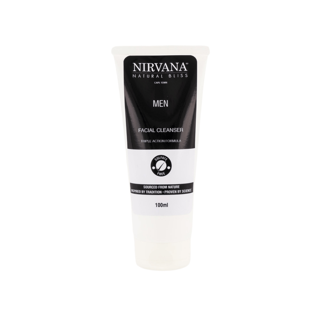 Men's Triple Action Facial Cleanser - Nirvana Natural Bliss Luxury Skincare