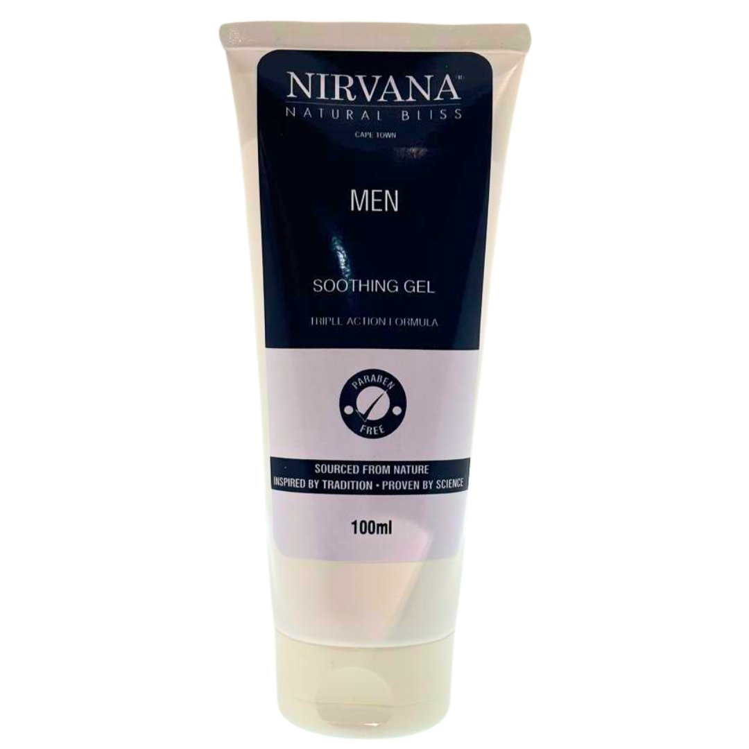 Men's Triple Action Soothing Gel - Nirvana Natural Bliss Luxury Vegan Skincare & Health Co.