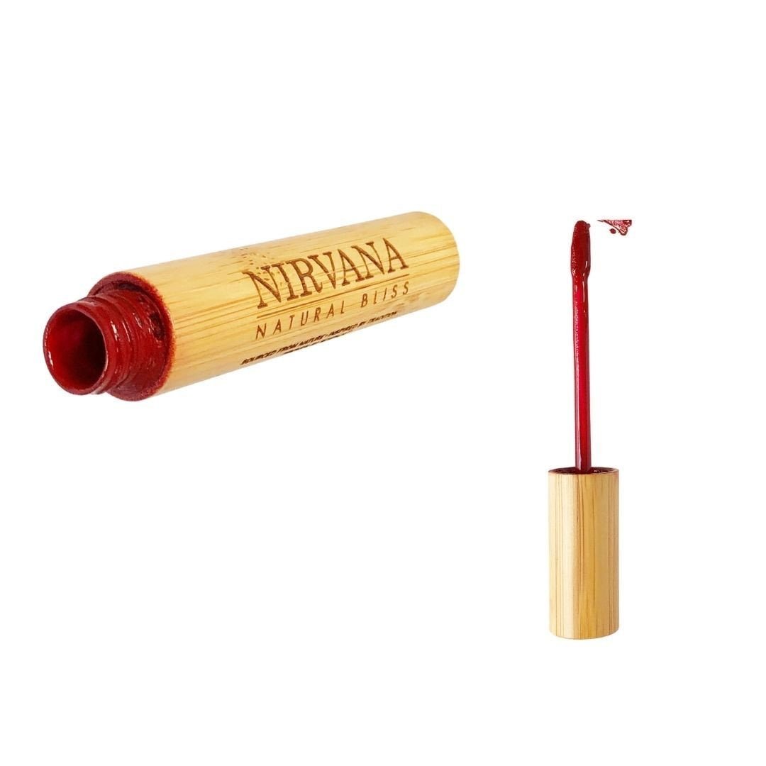 Nirvana Natural Bliss Plumping Lacquer Lip Oil - Nirvana Natural Bliss Luxury Skincare