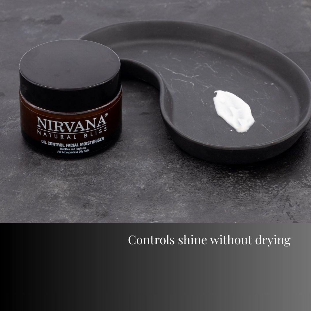 Oil Control Facial moisturiser - Nirvana Natural Bliss Luxury Skincare