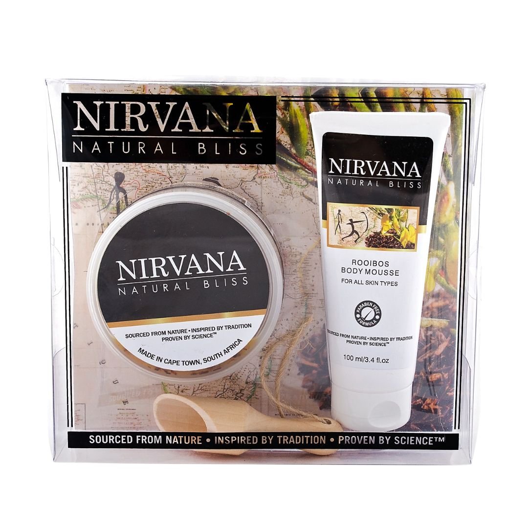 Rooibos Home Spa Pamper Set - Nirvana Natural Bliss Luxury Skincare