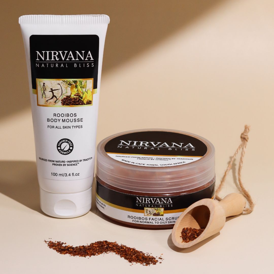 Rooibos Home Spa Pamper Set - Nirvana Natural Bliss Luxury Skincare