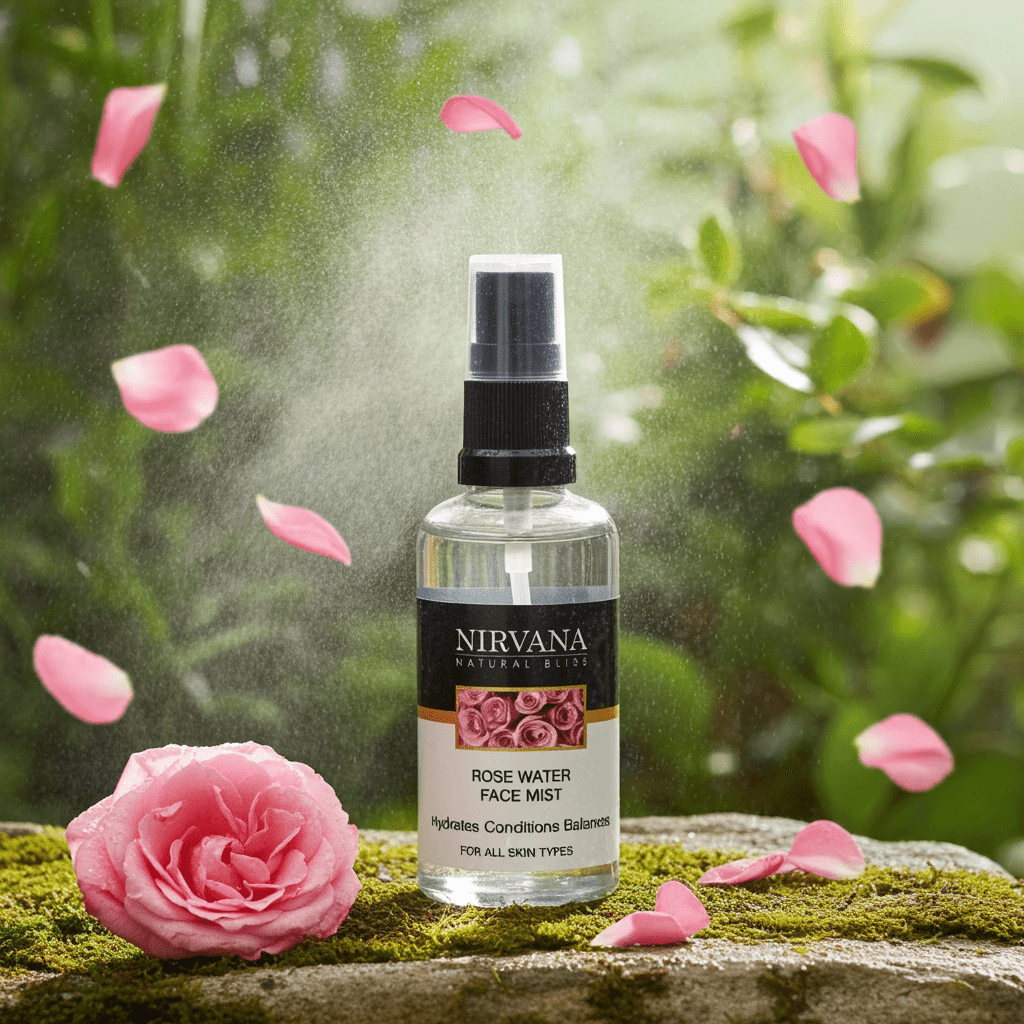 Rosewater Facial Mist - Nirvana Natural Bliss Luxury Skincare