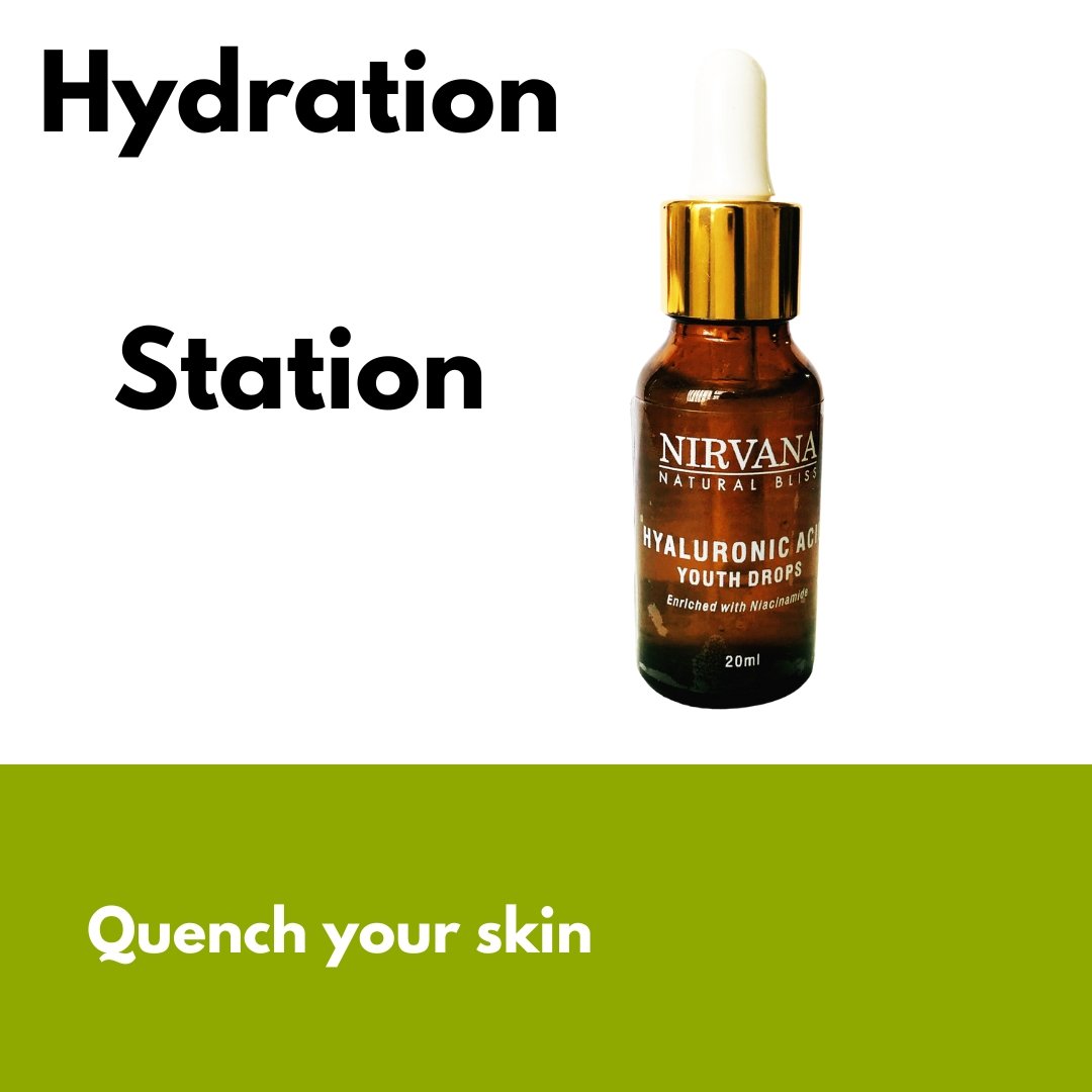 Hyaluronic Acid Youth Drops - Nirvana Natural Bliss Luxury Vegan Skincare & Health Co.