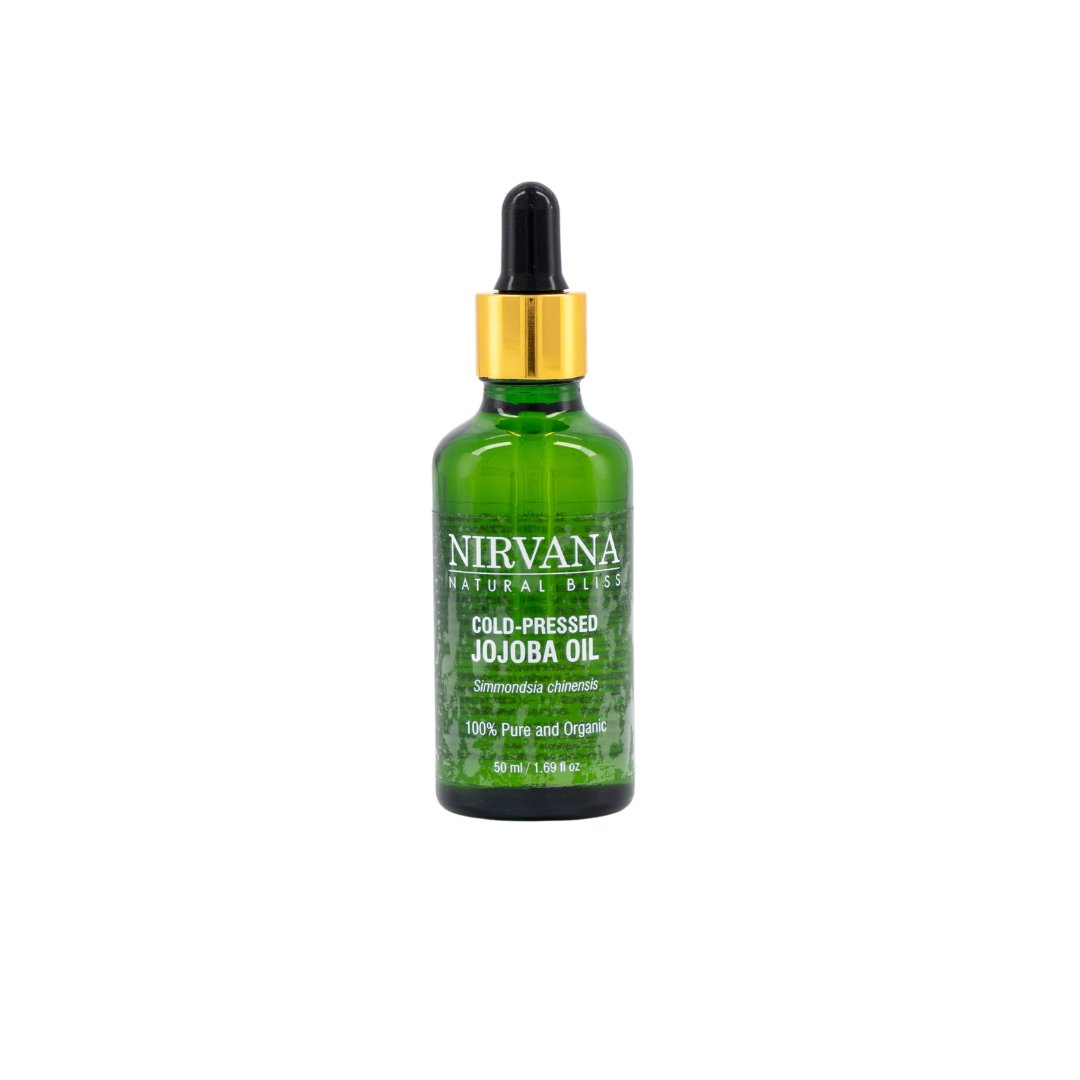 Pure Cold Pressed Jojoba Oil - Nirvana Natural Bliss Luxury Vegan Skincare & Health Co.