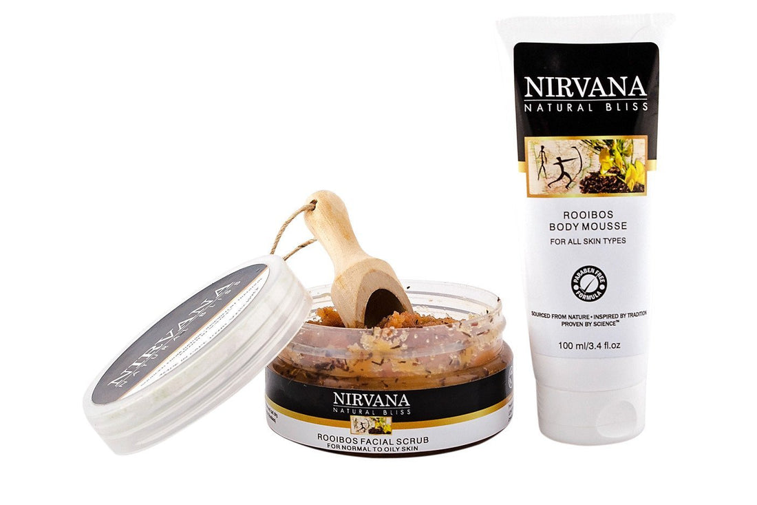 Rooibos Home Spa Pamper Set - Nirvana Natural Bliss Luxury Skincare